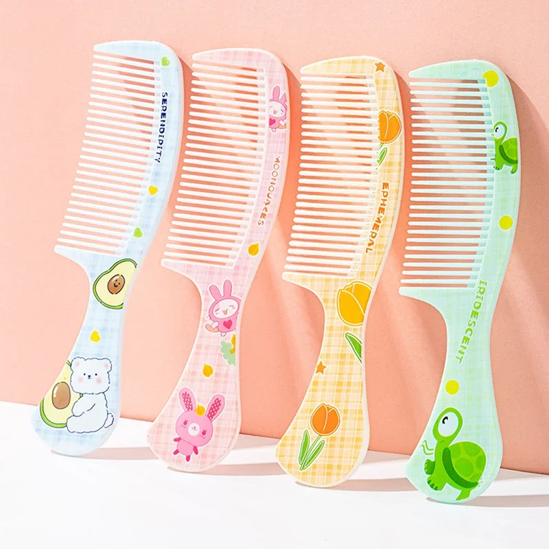 Cute Cartoon Children Mother-kids Hairbrush Combs for Baby Portable Untangling Hair Brush Health Care Tools Girls Accessories
