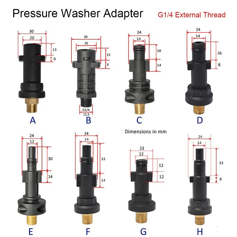 Copper Plastic Snow Foam Generator Fitting for Pressure Washer