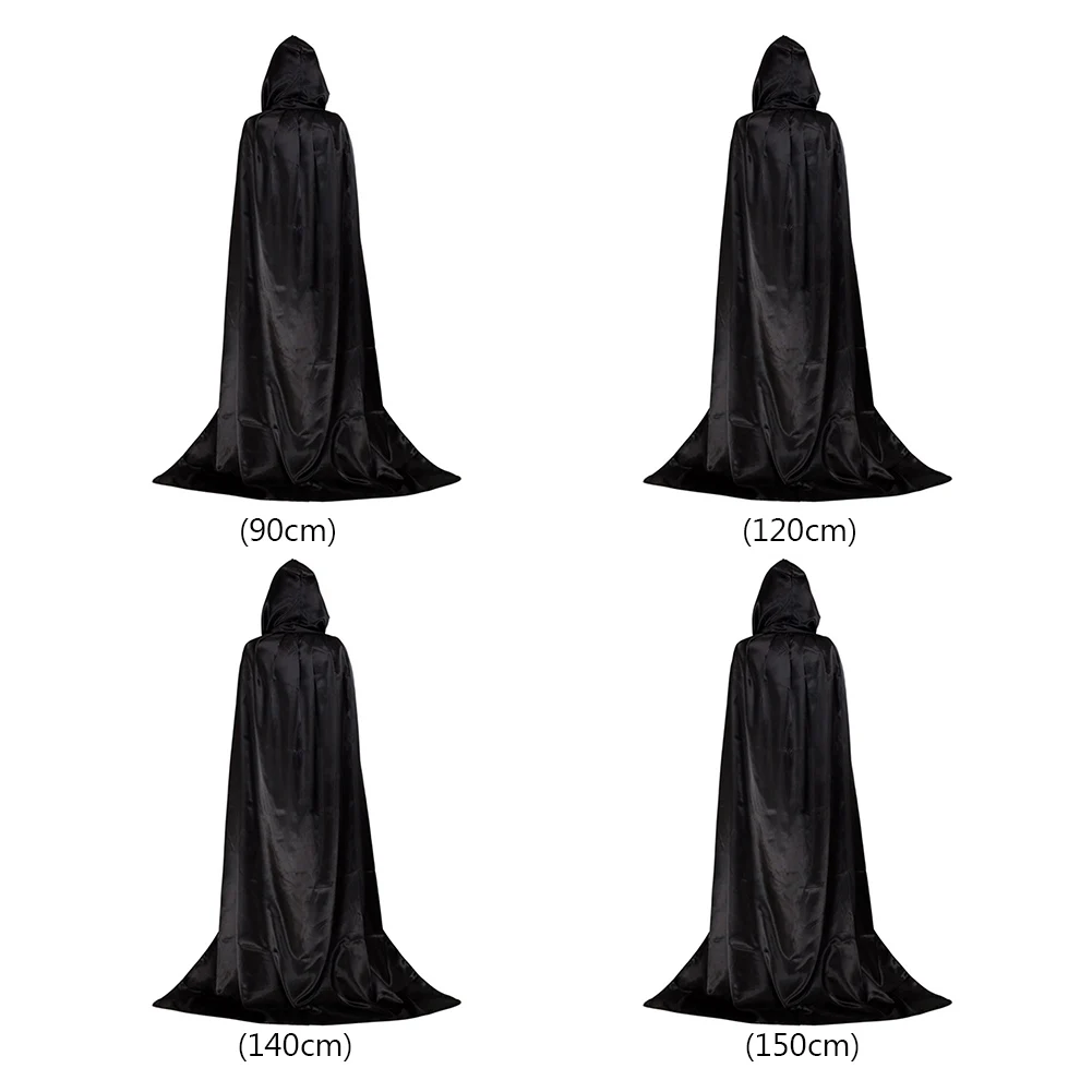 90–150 cm Halloween-Umhang mit Kapuze, Halloween-Weihnachts-Cosplay-Kostüm, Teufel, Hexe, Vampir-Umhang, Halloween-Kostüme, Party-Umhang – Detail 11