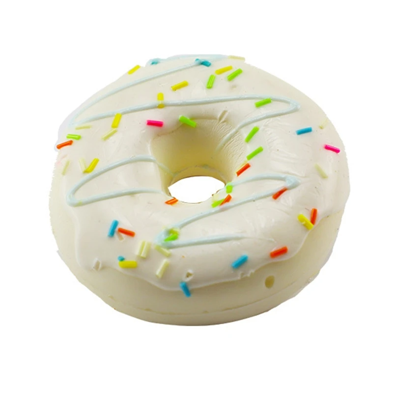 Kitchen Food Toys Bread Food Model Food Photography Props Donut Photography Props Food Model Artificial Donuts Model Simulation PU Donut Bread Stress Relief Slow Rebound Fake Food Fun Ornament