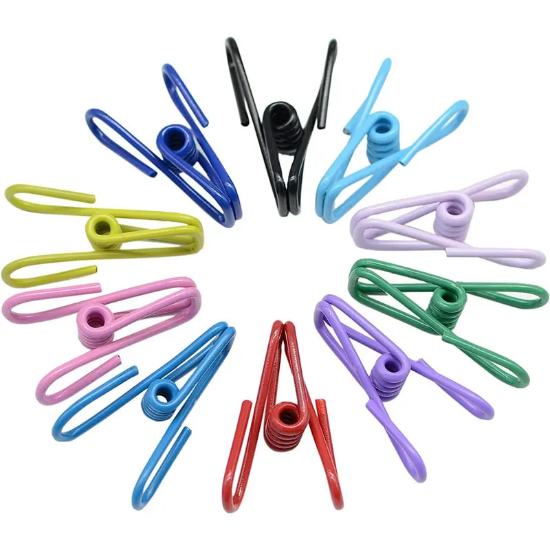10Pcs/Pack Chip Clips Utility PVC-Coated Clips Bag Clips