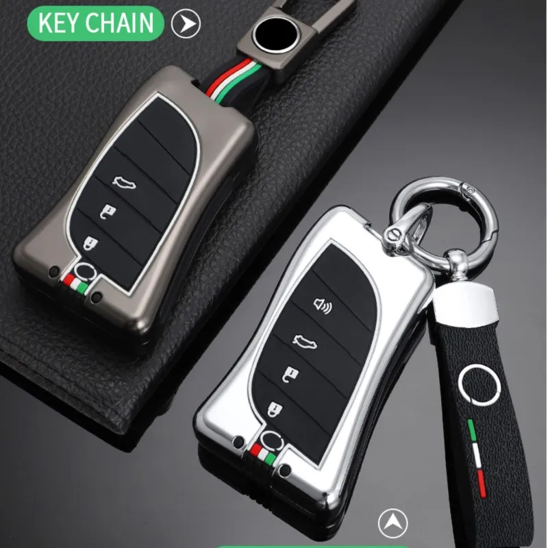 Portachiavi Per Auto In Lega Di Zinco Per Lexus Rx 300 330 350 400H Is 250 200 Lx470 570 Gx460 470 Ct200H Es Gs Rx Lx Gs Gx Nx Keys Cover