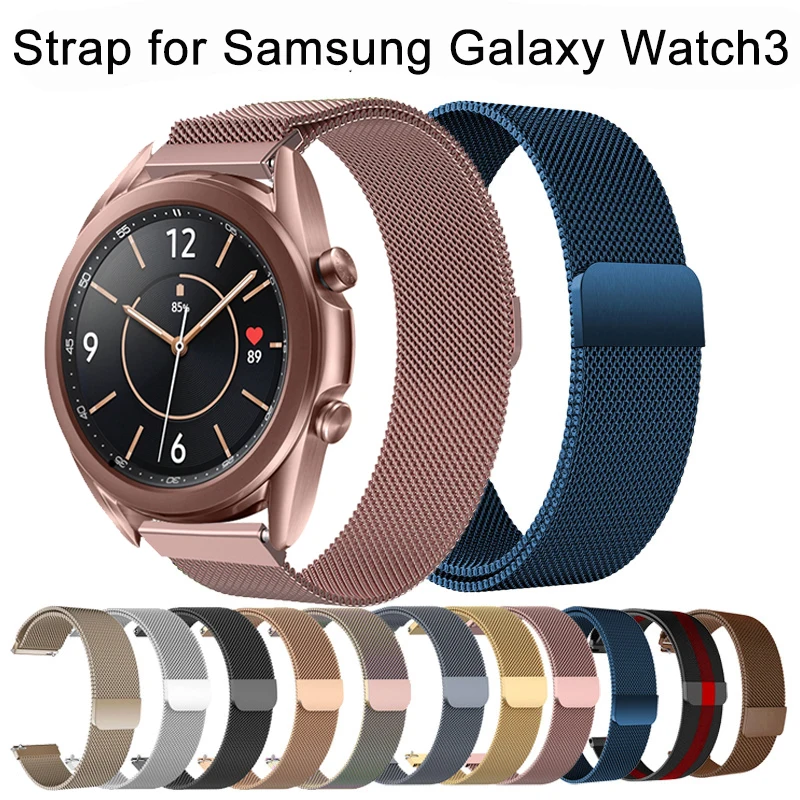 

20mm 22mm Stainless Steel Strap for Samsung Galaxy Watch 3 41mm Classic Metal Strap Bracelet for Galaxy Watch 6 5 4 Watchbands