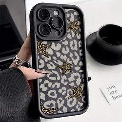 Leopard Print Phone Case - Stylish and Durable Design for Galaxy S26+ (Black DN82)