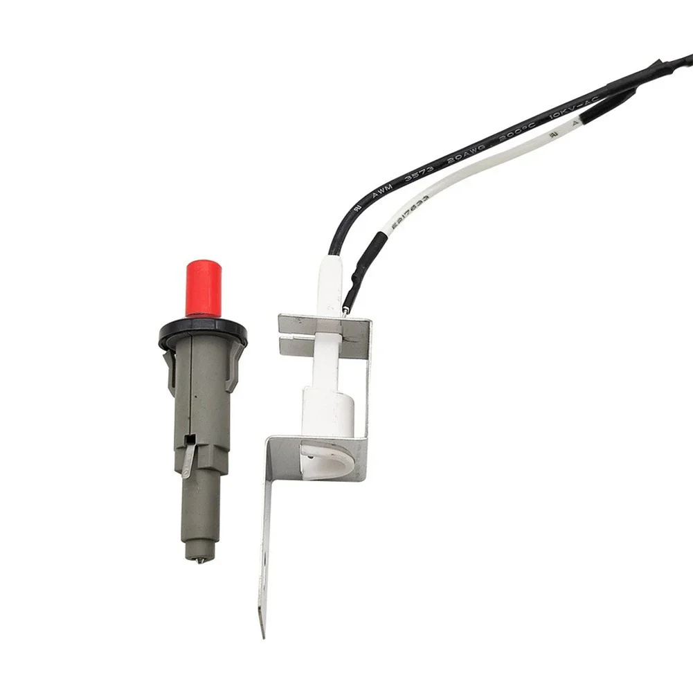 30cm Propane Gas Fire Pit Igniter Assembly Push Button Piezo Grill Igniter Fit For Weber Q100 Q200 Gas Grill