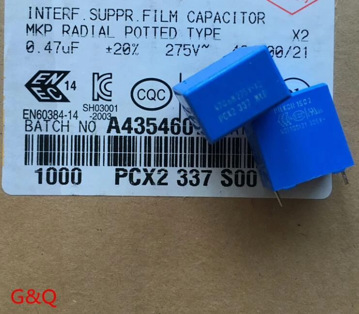 dyson battery replacement 20PCS NEW BC  MKP 0.47UF 275VAC P15MM blue film capacitor PCX2 337 474/275VAC 470NF MKP337 474 275VAC U47 replacement batteries