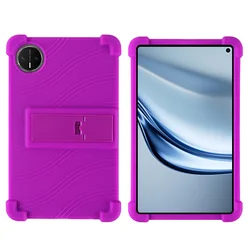 Durable Soft Silicone Kids Stand Cover for 8-inch Tablets with Multiple Viewing Angles (Purple)