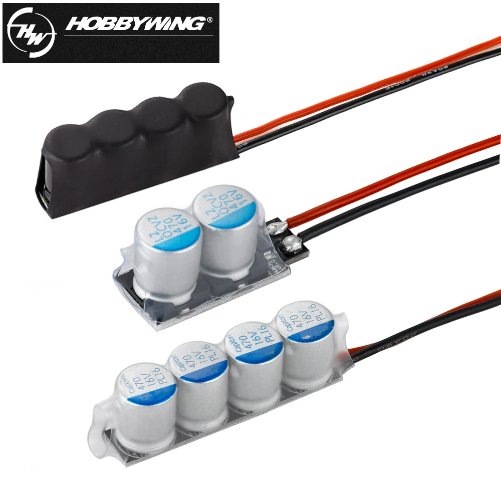 Modulo Condensatore Hobbywing Modulo Condensatore A Bassa Impedenza 2/4 Per Ezrun Xerun Car Esc Modulo Super Condensatore #4 #2 Modulo 470Micron F
