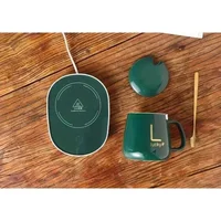 2025 warm and insulated coffee cups ceramic constant-temperature cups 55 degree warm ceramic cup with Jiapin mug gift box sets 4