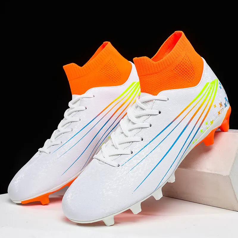 Big Size 35-47 High Top Baseball Shoes Comfortable Baseball Training Shoes Non Slip Long Spiked Sneakers Outdoor Sports