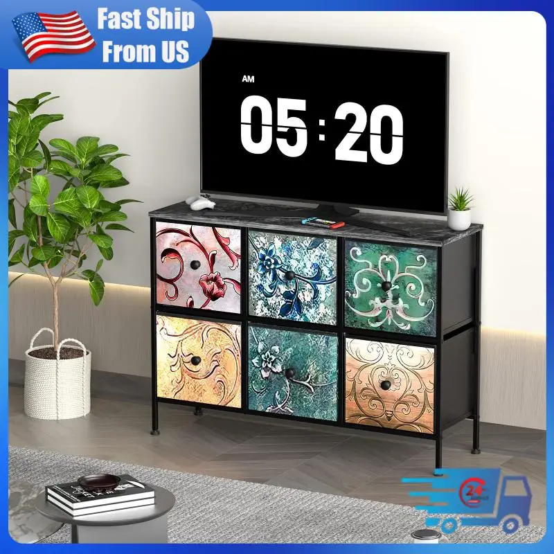 

Living Room TV Cabinet Multifunctional Drawer Cabinet Corridor Push-pull Groceries Storage Drawer Table Modern Sturdy Furniture