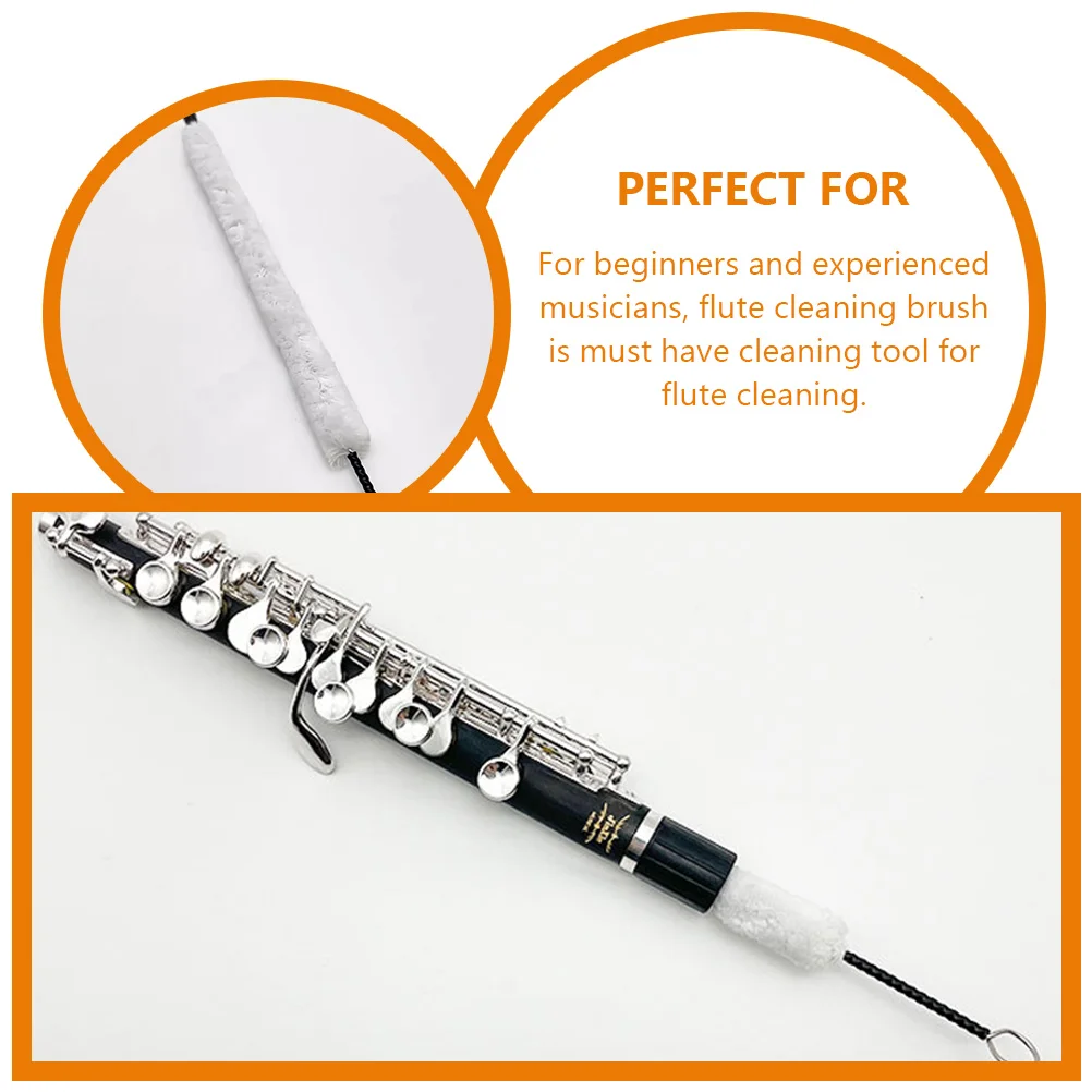 Piccolo Cleaning Brush Flute Products Reusable for Washable Kit Supplies Maintenance Cotton Thread Tool Tools