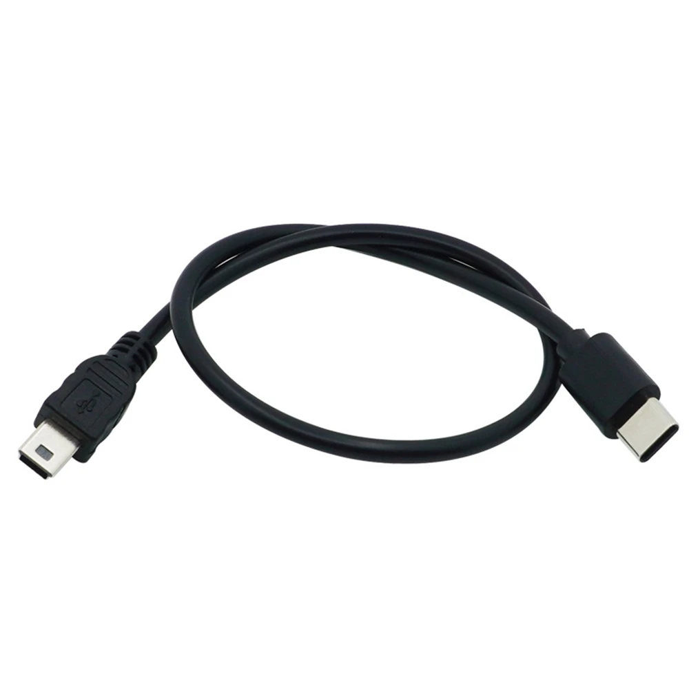 Mini USB to Type-C to T-Port MP3 Transmission Cable Data Cable Connection Cable Suitable for Camera and Phone