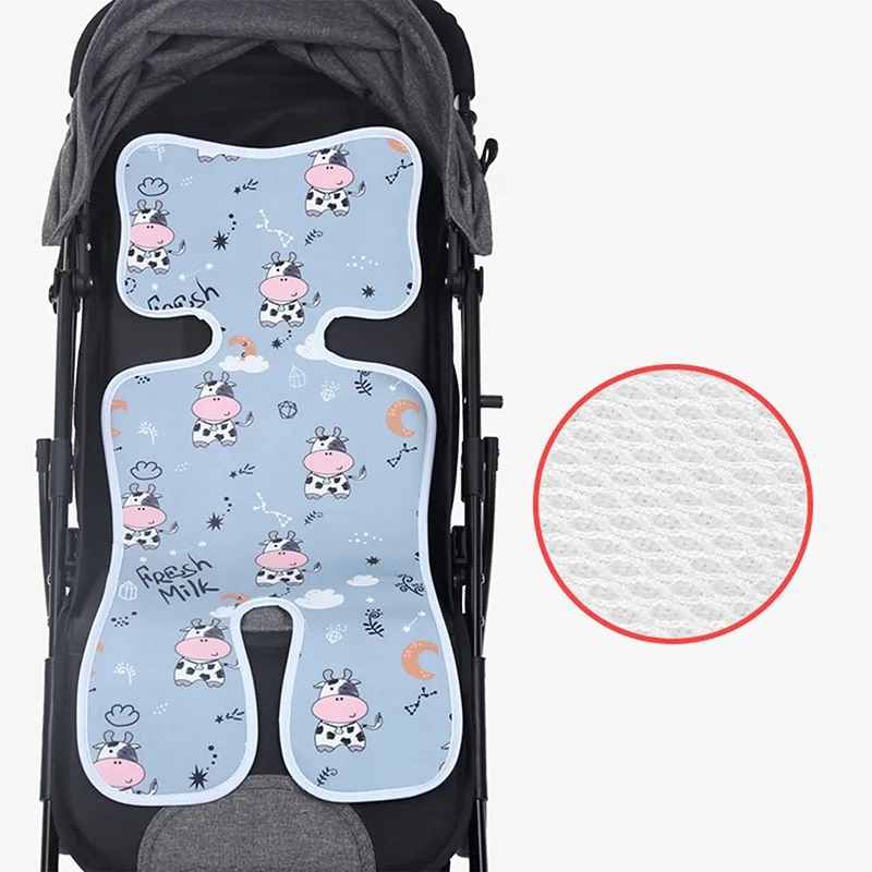 baby stroller accessories bassinet 33x74CM Summer Baby Stroller Cooling Pad 3D Air Mesh Breathable Stroller Mat Universal Seat Mattress Baby Car Seat Cover Cushion hot mom baby stroller accessories Baby Strollers