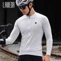 LAMEDA Men’s Cycling Jersey Tops Bike Biking Shirt Long Sleeve Man Bicycle Jersey with 3 Pockets Breathable MTB Cycling Clothing 2
