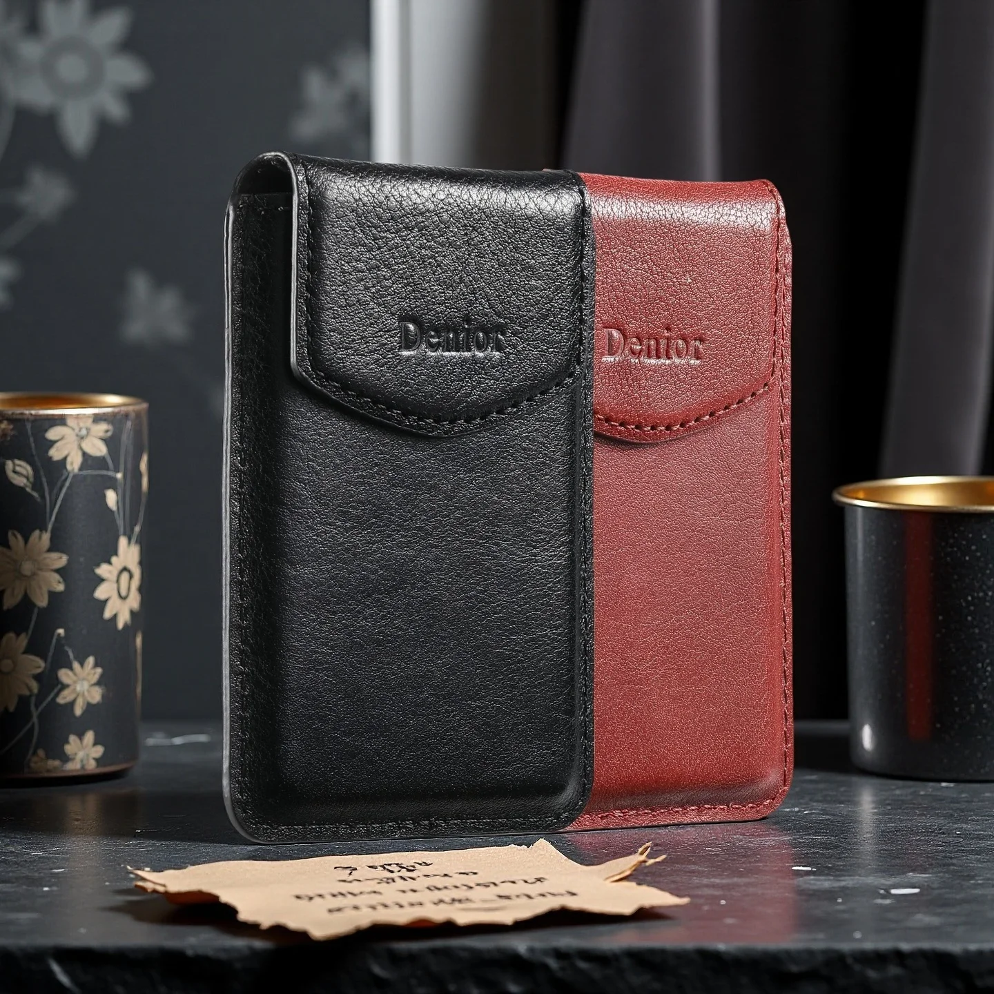 MagSafe Magnetic RFID-Blocking PU Leather Slim Phone Wallet Case