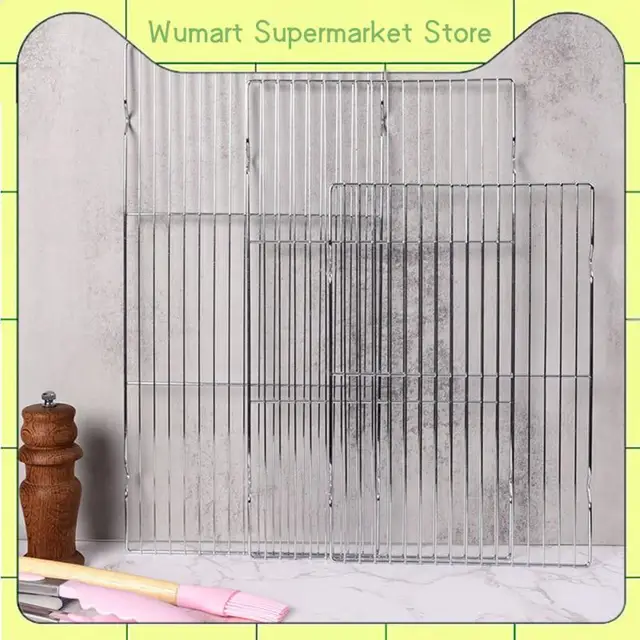 Lemezálca Rozsdaálló, Erős Sütőtálca Ráncos Láb Háló Hűvös Sütőállvány Grilllap Konyha Kiegészítők Bbq Grill