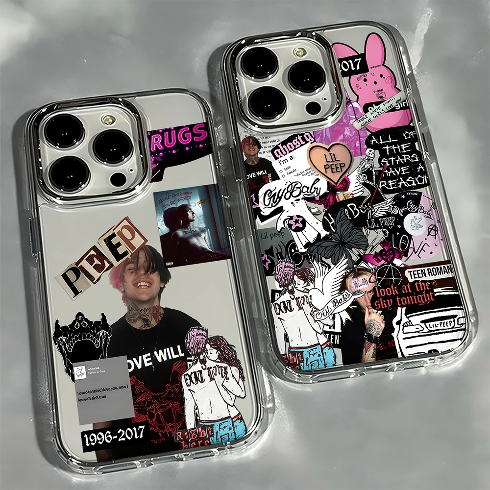 Luxus Graffiti Rapper Lil Peep Hell Boy Handyhülle für iPhone 17 16e 16 15 14 13 12 11 Mini Pro Max X XR XSMAX 8 Air Plus Cover