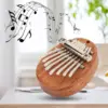 Piano Musical Instrument Convenient to Carry Thumb Piano Heart-shaped Crystal Thumb Piano for Party for Beginning Oboist 1