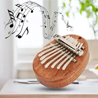Piano Musical Instrument Convenient to Carry Thumb Piano Heart-shaped Crystal Thumb Piano for Party for Beginning Oboist 1