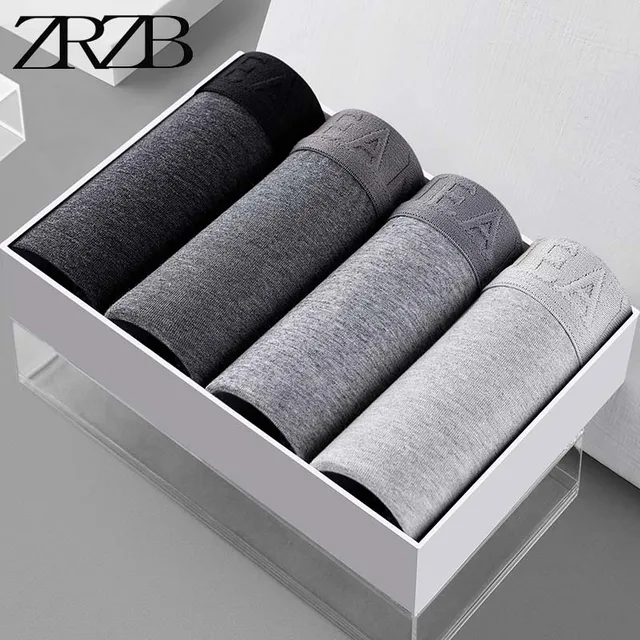 2/3/4/7 Uds Boxer bragas para hombre calzoncillos de algodón puro masculino cómodo transpirable Boxershorts ropa interior Sexy para hombres L-5XL 2