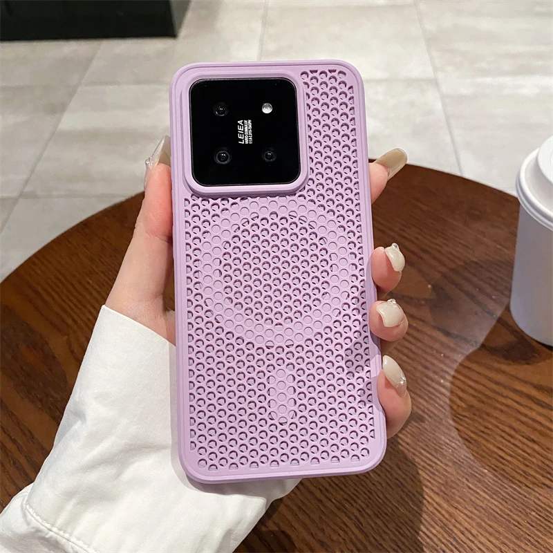 Luxury Heat Dissipation Magnetic Breathable Cooling Mesh Hard Cover