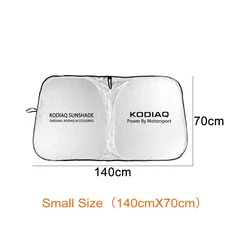 Foldable Car Front Windshield Sunshade Cover - Anti UV Sun Protector Auto Accessory (Small For Kodiaq)