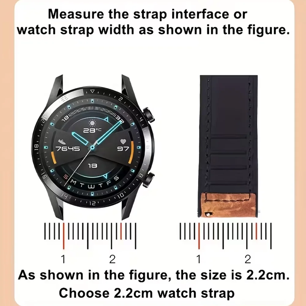 Magnetic Silicone Loop Band - Premium Accessories Bracelet, Universal Fit 46mm