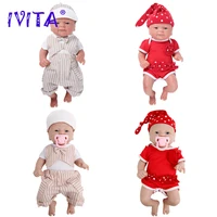 IVITA 100% Full Silicone Reborn Doll Wholesale Realistic Baby Toys Lifelike Newborn Baby DIY Painted Dolls Kit for Children Gift