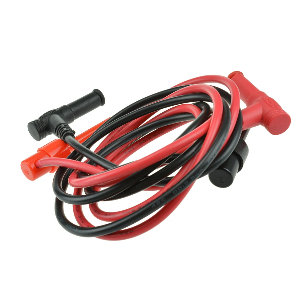 1M 4mm Alligator Clip to Banana Plug Test Cable Lead Connector Dual Probe Crocodile Clip For Multimeter Measure Tool 1 Pcs alligator clips test leads test cable lead test cable connector test lead cable test cable