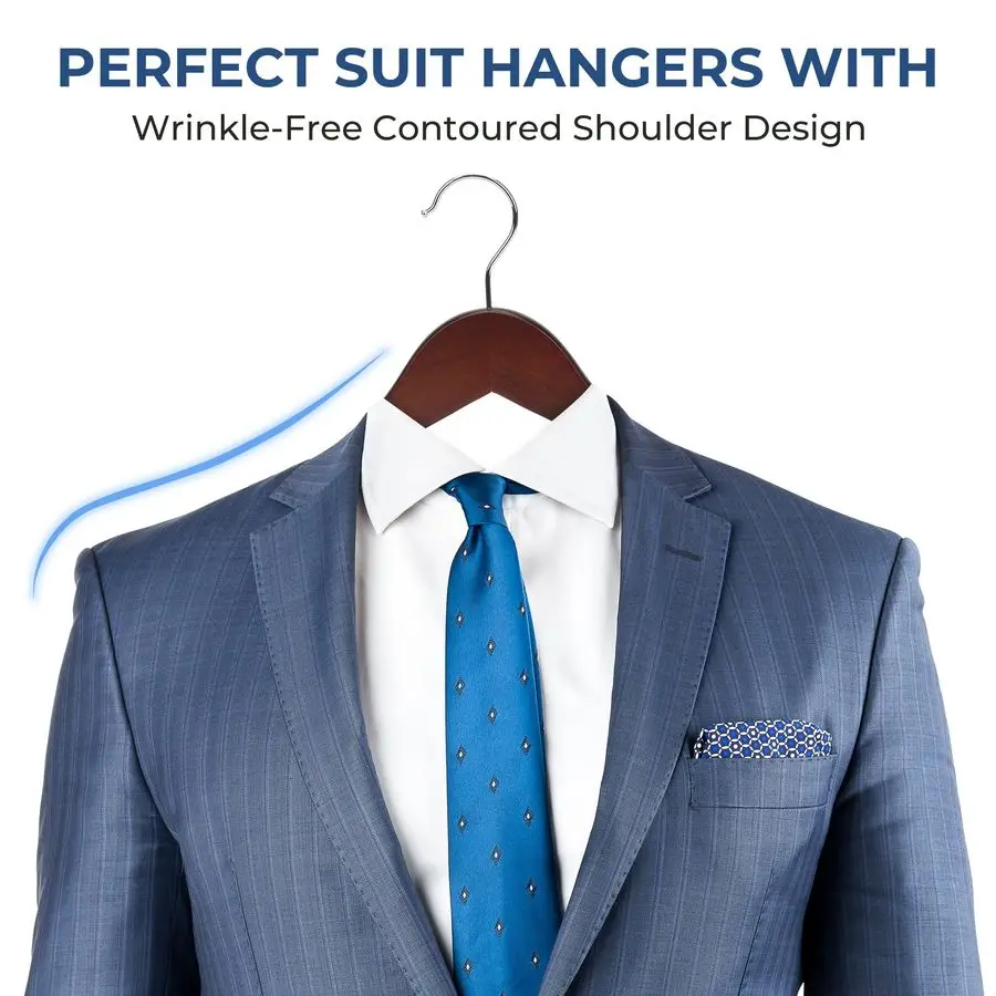 Hangers with chrome swivel hook