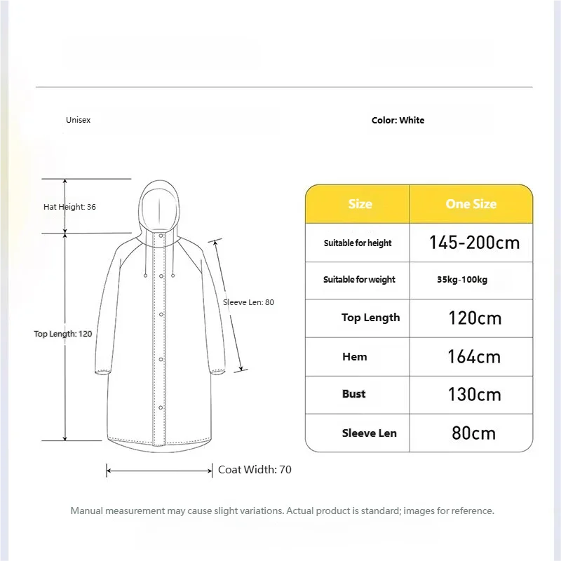 재사용 가능한 롱 레인코트 여성용 후드 방수 레인 판초 가벼운 휴대용 레인 자켓 (오토바이, 사이클링, 하이킹, 콘서트용)