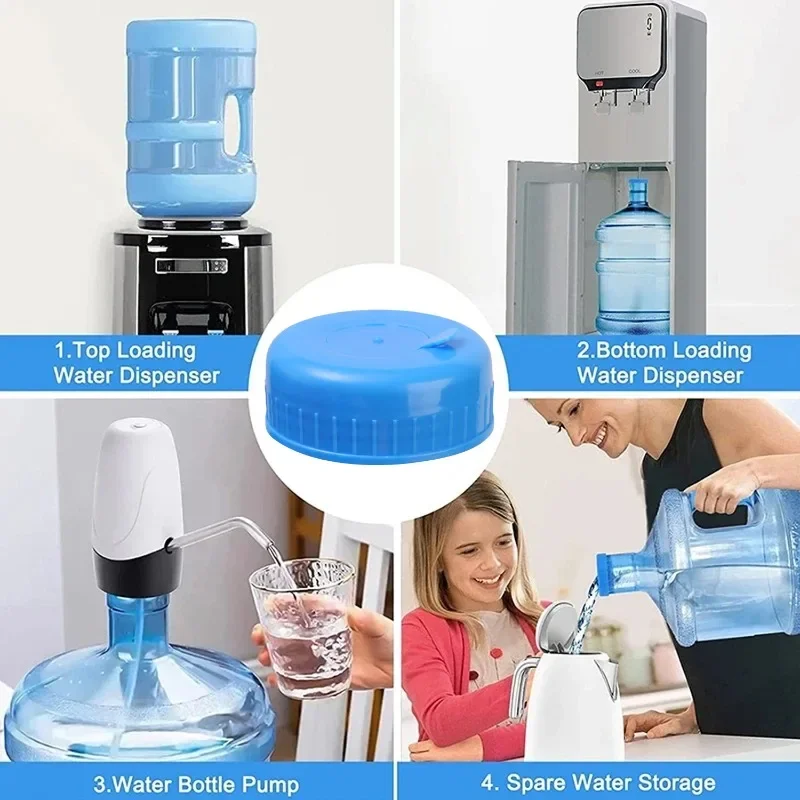 Water Jug Lids 10/2pcs Water Jug Lids Leak Proof Sealing Threaded Covers Replacement Drinking Water Bucket Cap Home Barreled Bottle Lids