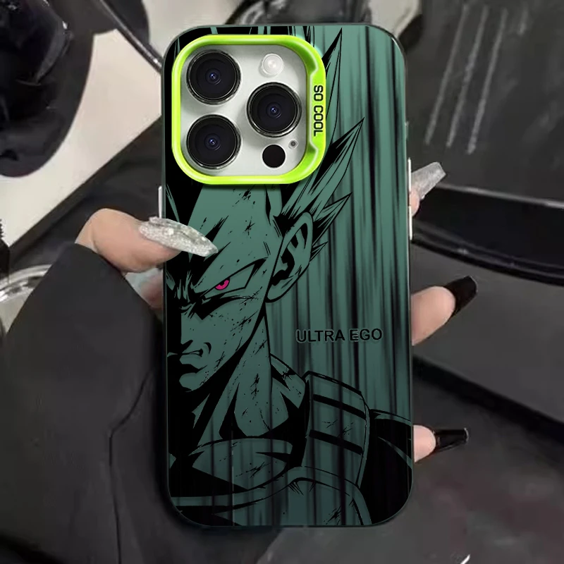 Ultra Instinct Goku & Ultra Ego Vegeta Visual Impact Half-Face Phone Case