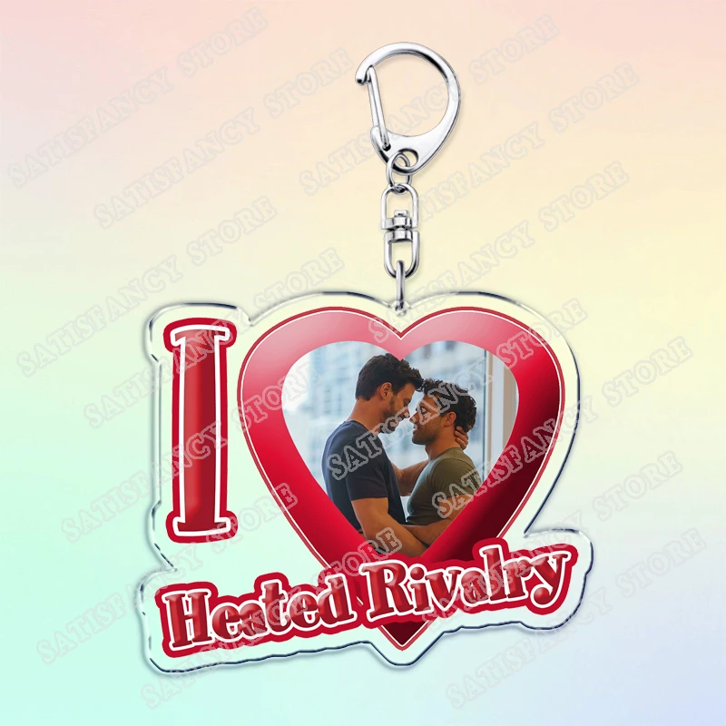 Heated Rivalry Heart Keychain - TV Show Inspired Jewelry Gift