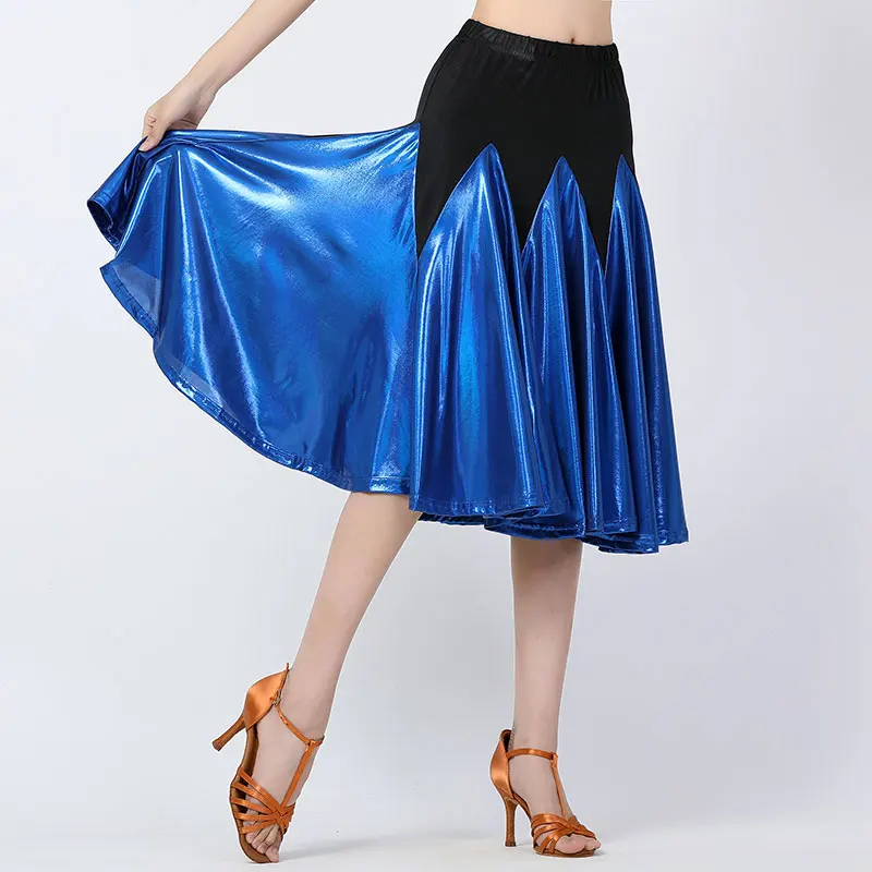

Competition Modern Dance Skirt for Women Ballroom Dance Skirt Latin Dancing Skirts Performance Mid Length Dance Costume Tango