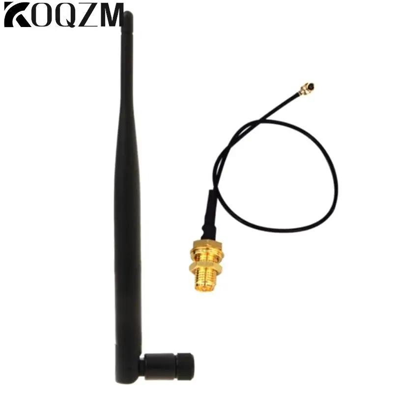 

WiFi Antenna 5dbi 21cm U.FL/IPEX To RPSMA Pigtail Cable 2.4GHz Omni Aerial 2.4G Wifi Antenna
