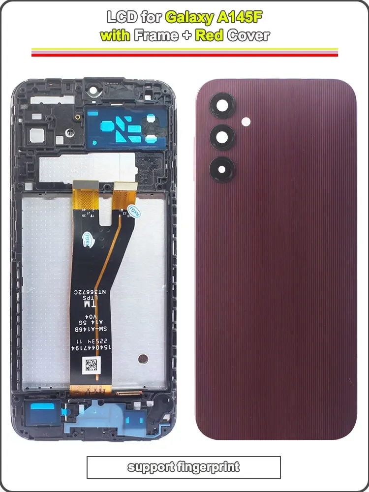 High-Quality LCD Display Touch Screen Digitizer Assembly Replacement for Samsung Galaxy A14 4G
