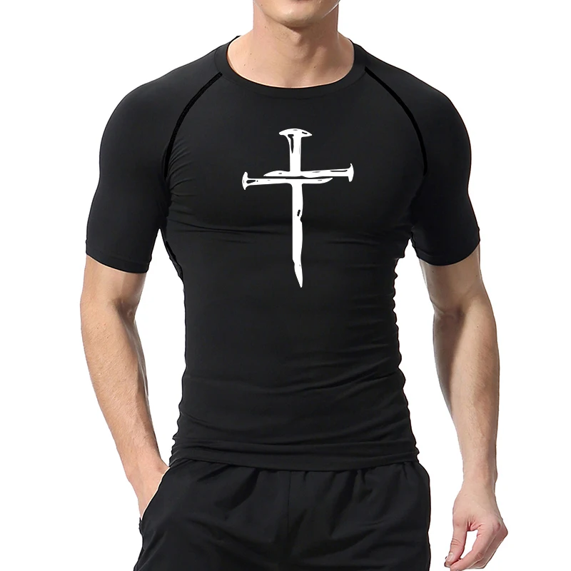 Christian Athletic Quick-Dry Compression Workout Tee