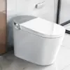 Smart Toilet with Bidet Built in  Auto Open & Close Foot Sensing Bidet Toilet Combo with Auto Flush Remote Control Warm Water 1