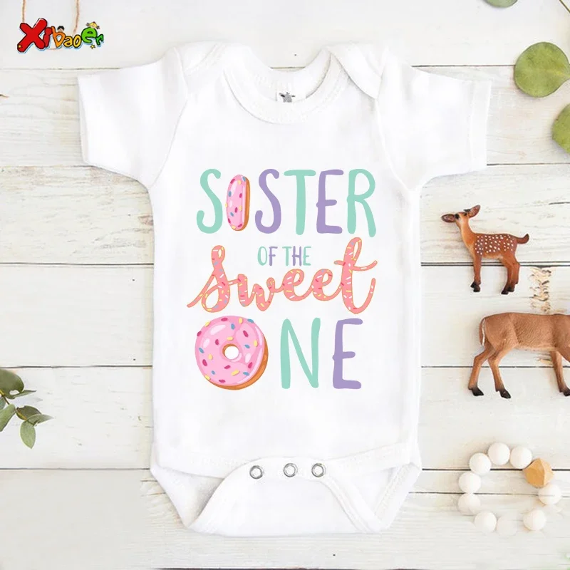 Baby Girl Onesie Sweet One Custom Name Bodysuit Clothes Newborn Outfits New Born First Birthday Toddler Designer Infant Clothes 4