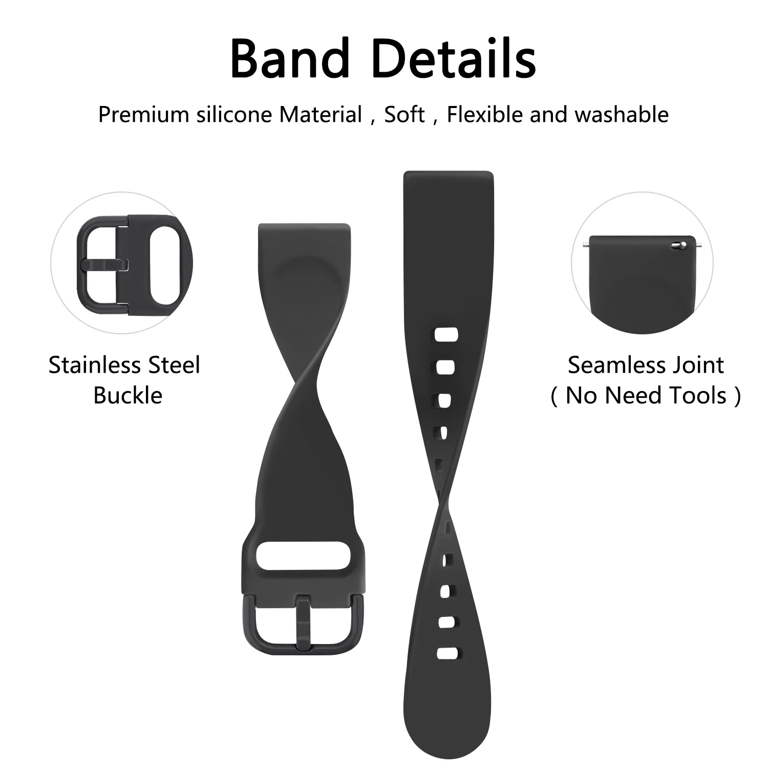silicone Original 20mm band Strap For Samsung Galaxy Watch Active 2 40/44mm / 3 41mm smartwatch wristband For Huawei GT 2 42mm