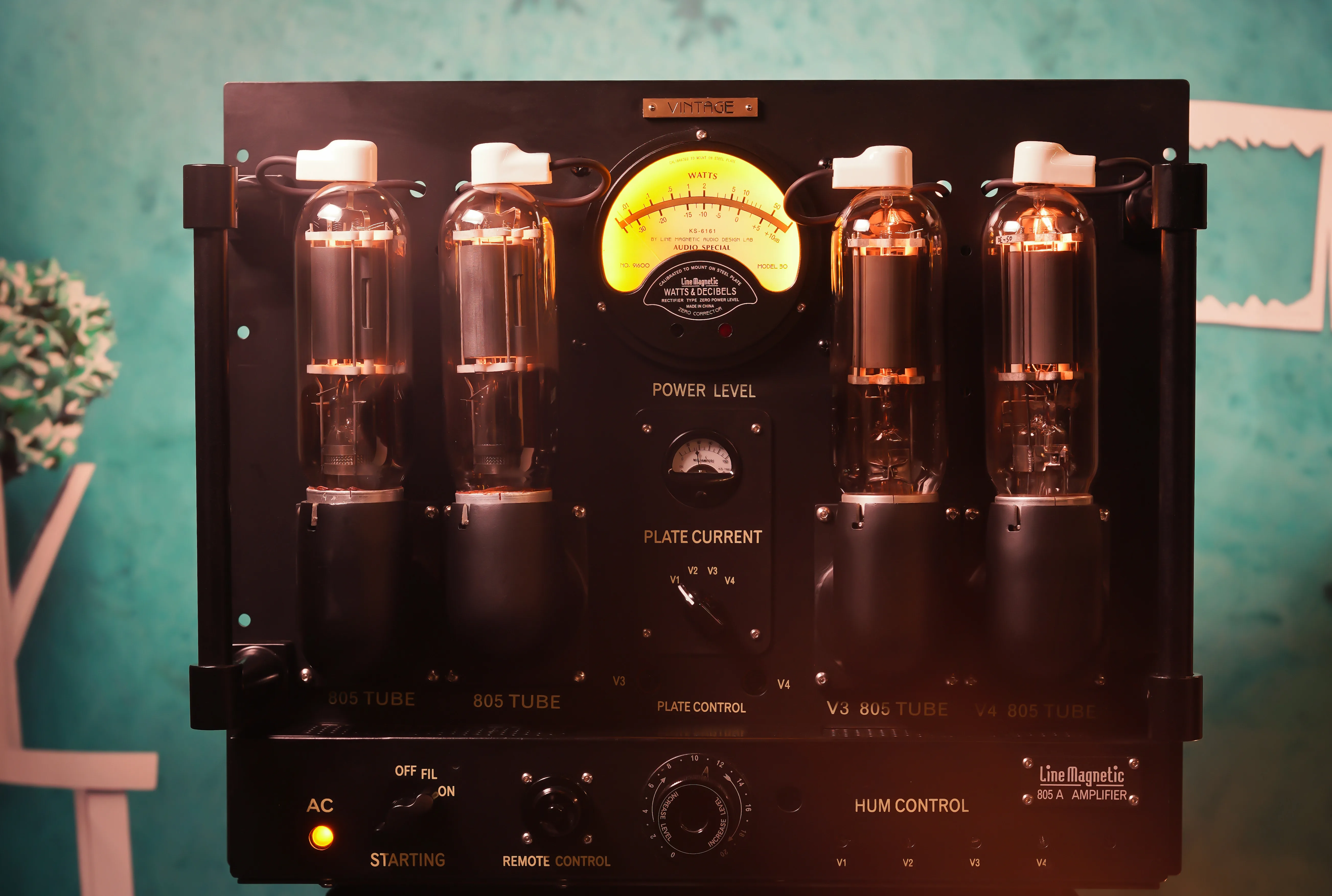 A901 Line Lm805a Tube Amplifier Analog Sound 805 A