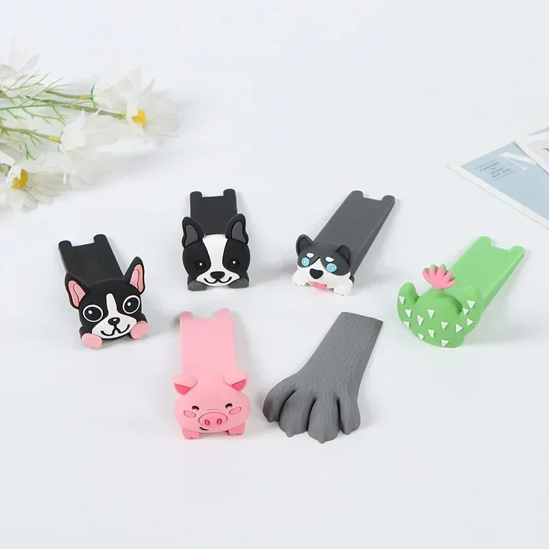 Handle Stopper Home Door Anti-collision Stopper Cartoon Doors Stop Silicone Reusable Shock Absorbent Block Wedge Doorstops Door
