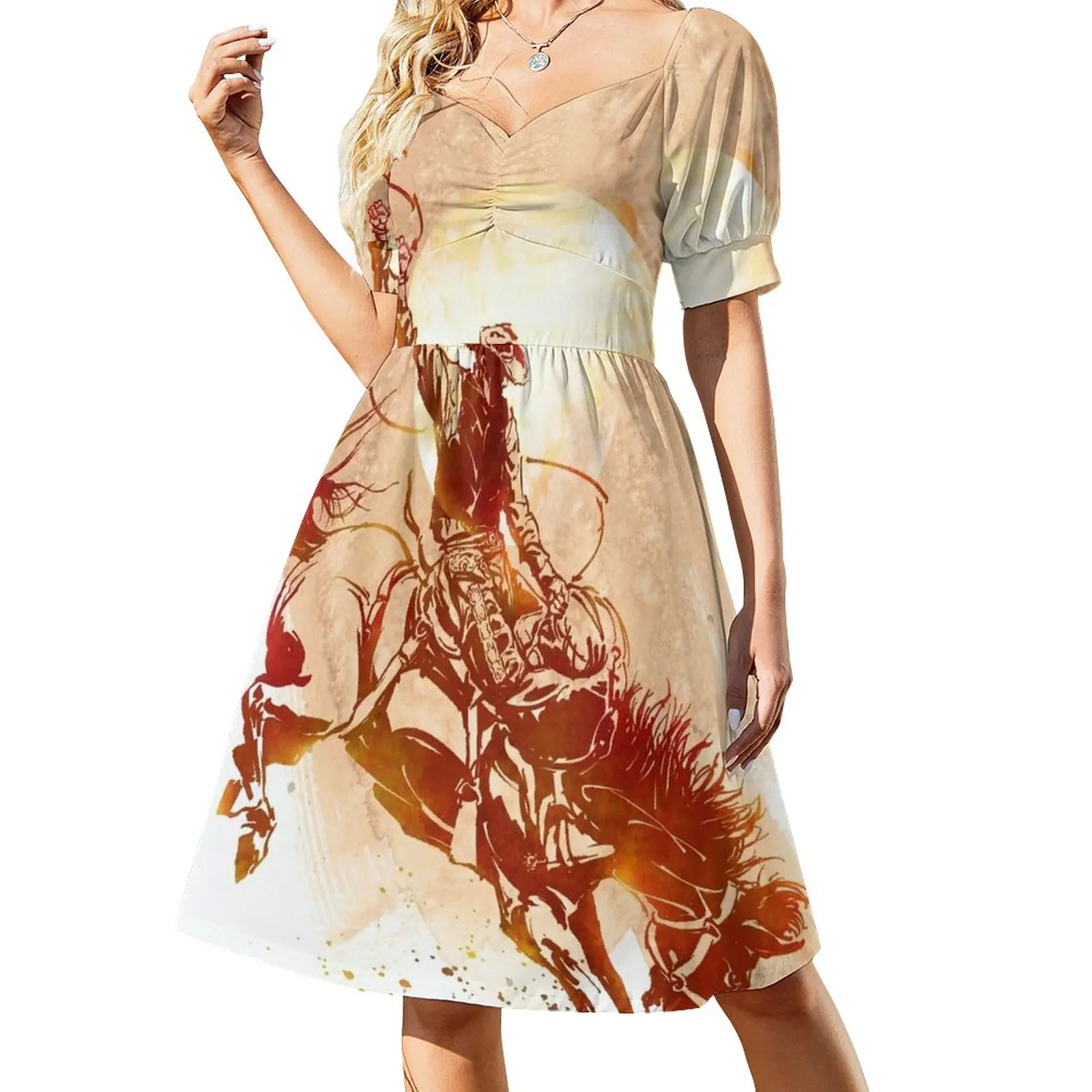 Bucking Bronco Dress Dress For Girls Ladies Dresses For Special Occasion Summer Women'S Clothing