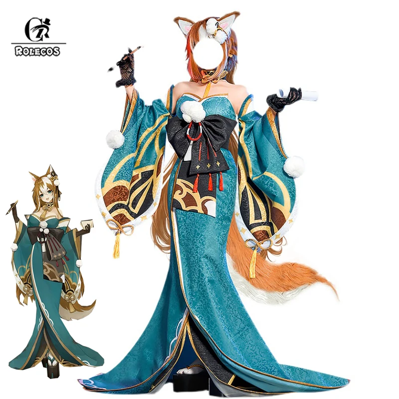 Miss Hina Cosplay Costume/ Genshin Impact Cosplay/Game Cosplay/ Game Character Costume/ Party Cosplay/ Game Outfit/ Gift for Fan