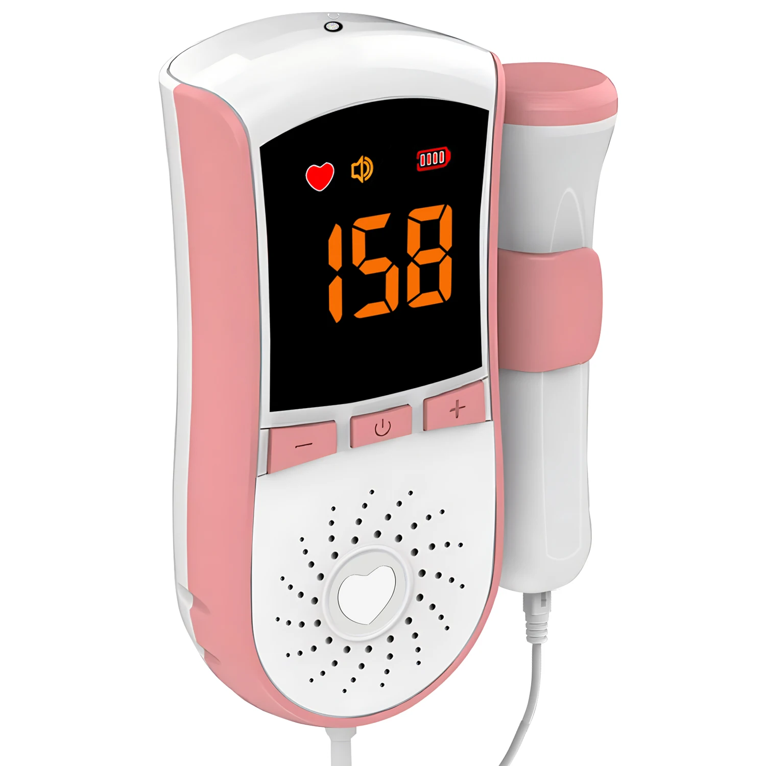 Household Doppler Fetal Portable Pregnant Baby Heart Rate Monitor 3.0MHz Pregnancy Baby Meter Ultrasound Detector