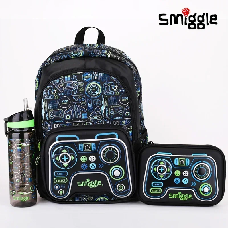 

Оригинальный Австралийский рюкзак Smiggle с игровым контроллером, шкатулка для канцелярских принадлежностей, соломенный чайник, сумка через плечо для еды, студенческий подарок