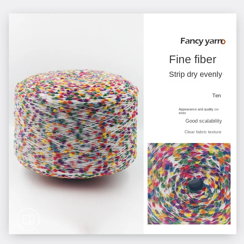 1000g/Lot Fancy Ping-Pong Yarn for Knitting Crocheting Dot Thread Crochet Sweater Scarf Croche Handknit DIY Crafts 1 Kgs(2LBS) 3