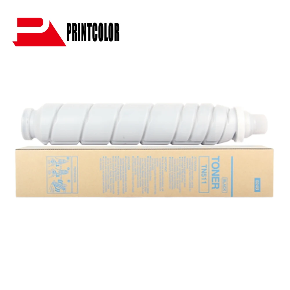 

1 шт. 676 г Черный тонер-картридж TN511 для Konica Minolta Bizhub 501 500 421 420 361 360 совместимый тонер-картридж, копировальные запасные части